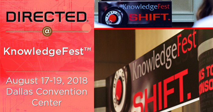 Directed Exhibiting and Training at Knowledgefest